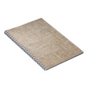 Jute Textile Notizblock (Rechte Seite)
