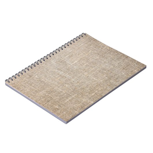 Jute Textile Notizblock (Linke Seite)
