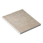 Jute Textile Notizblock (angewinkelt)