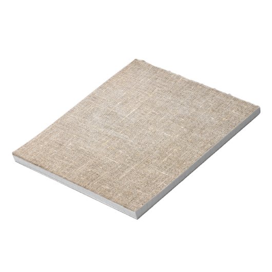 Jute Textile Notizblock (Rotiert)