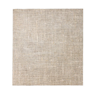Jute Textile Notizblock
