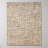 Jute Textile Poster (Vorne)