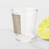 Jute Textile Schnapsglas (Rechts)