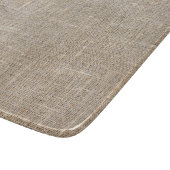 Jute Textile Schneidebrett (Ecke)