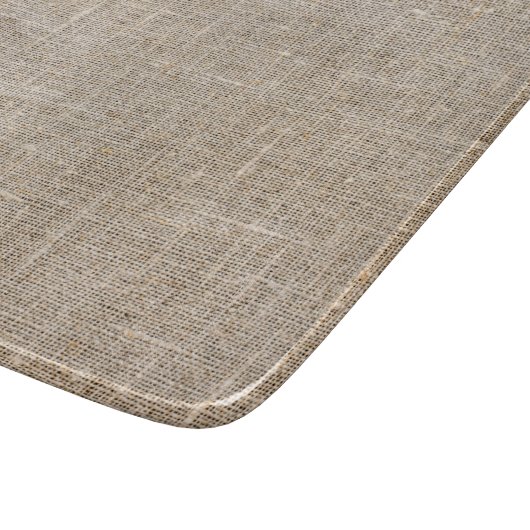 Jute Textile Schneidebrett (Ecke)