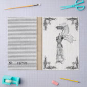 Jute-Ticking-Kleidermodell Feen-Gewebe Seidenpapier (Basteln)