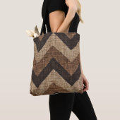 Jute Zickzack Tasche (Von Nahem)