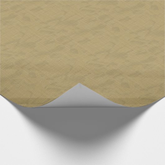 Jutefasermusterbeschaffenheit Geschenkpapier (Ecke)