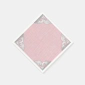 Jutepapier Servietten (Ecke)