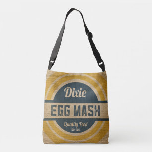 Jutestil-Vintage-Futtersack-Eiermischung Tragetaschen Mit Langen Trägern