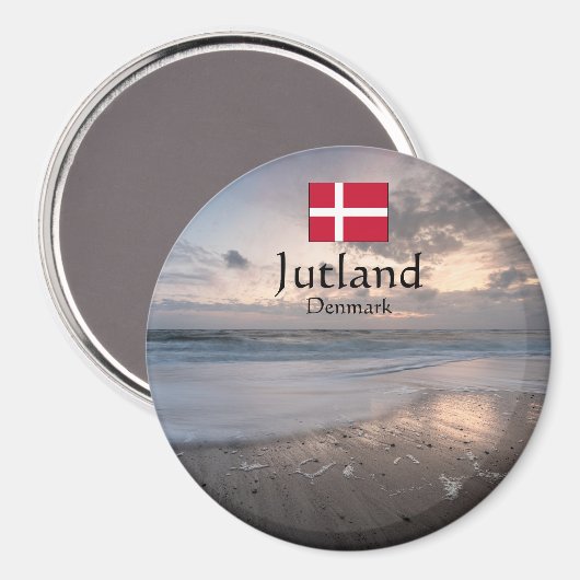 Jutland Dänemark Magnet (Vorderseite/Rückseite)
