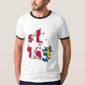 Jütland das Herz von Dänemark T-Shirt (Vorderseite)