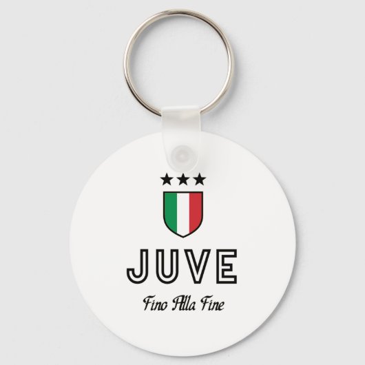 Juve Black Schlüsselanhänger (Vorderseite)