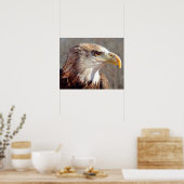 Juvenile American Bald Eagle Poster (Küche)