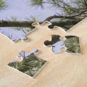 Juvenile Bald Adler in einem Kiefernbaum Puzzle (Seite)