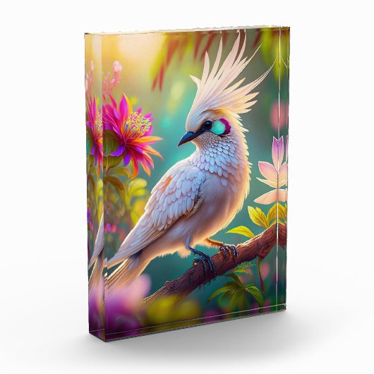 Juvenile Creush Feather Dove Fantasy Bird Fotoblock (Links)