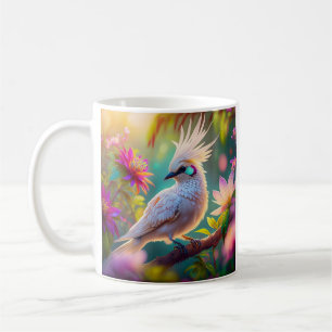 Juvenile Creush Feather Dove Fantasy Bird Kaffeetasse