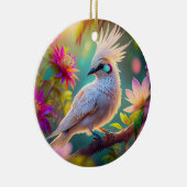 Juvenile Creush Feather Dove Fantasy Bird Keramik Ornament (Rechts)