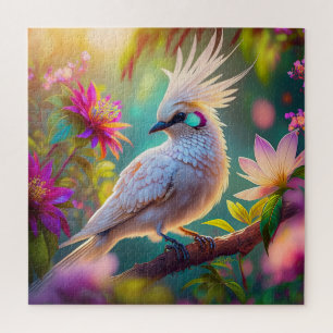 Juvenile Creush Feather Dove Fantasy Bird Puzzle