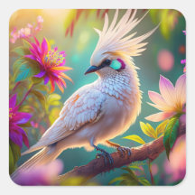 Juvenile Creush Feather Dove Fantasy Bird