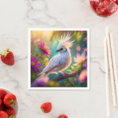 Juvenile Creush Feather Dove Fantasy Bird Serviette (Beispiel)