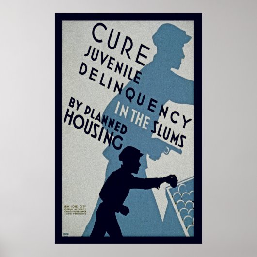 Juvenile-Delinquenz heilen Poster (Vorne)