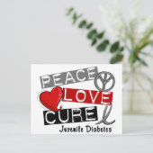 JUVENILE DIABETES POSTKARTE (Stehend Vorderseite)