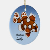 Juvenile Harlequin Sweetlips Reef Fisch Ornament (Rechts)