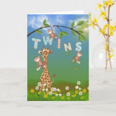 Juvenile Jungle for Twins Karte (Gelbe Blume)