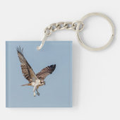 Juvenile Osprey im Flugzeug Schlüsselanhänger (Rückseite)