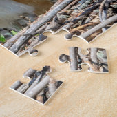 Juvenile Osprey im Nest Puzzle (Seite)