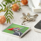 Juvenile Pileated Woodpecker Profile Geschenke App Schlüsselanhänger (Seite)