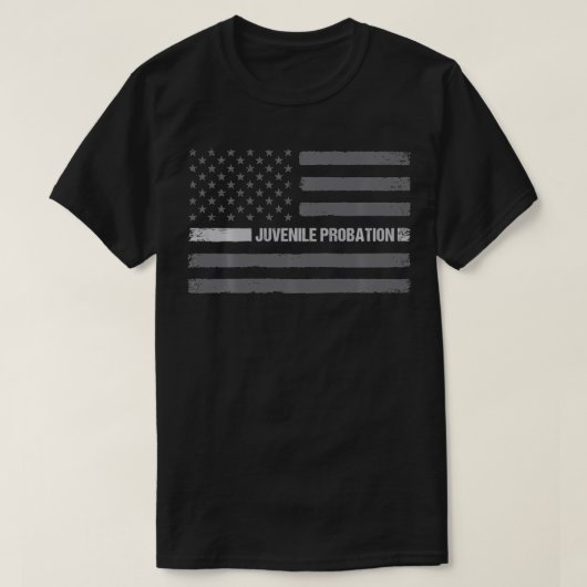 Juvenile Probation Vintag erschüttert USA T-Shirt (Design vorne)