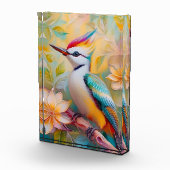 Juvenile Rainbow Woodpecker Fantasy Bird Fotoblock (Rechts)
