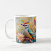 Juvenile Rainbow Woodpecker Fantasy Bird Kaffeetasse (Links)