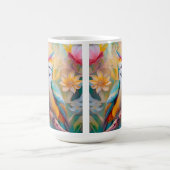 Juvenile Rainbow Woodpecker Fantasy Bird Kaffeetasse (Mittel)