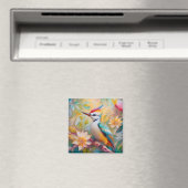 Juvenile Rainbow Woodpecker Fantasy Bird Magnet (In Situ (Geschirrspüler))