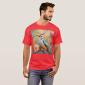 Juvenile Rainbow Woodpecker Fantasy Bird T-Shirt (Vorne ganz)