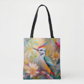 Juvenile Rainbow Woodpecker Fantasy Bird Tasche (Vorderseite)
