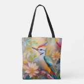 Juvenile Rainbow Woodpecker Fantasy Bird Tasche (Rückseite)