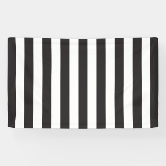 Juventus Torino Streifen Fußballverein Italien Sch Banner (Horizontal)