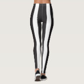 Juventus Torino Streifen Fußballverein Italien Sch Leggings (Rückseite)