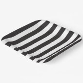 Juventus Torino Streifen Fußballverein Italien Sch Pappteller (Gewinkelt)