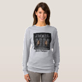 juvie Logo Lang-Sleeved T - Shirt-Grau T-Shirt (Vorne ganz)