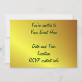 Juwel-Bedecktes Lebkuchen-Haus Einladung (Rückseite)