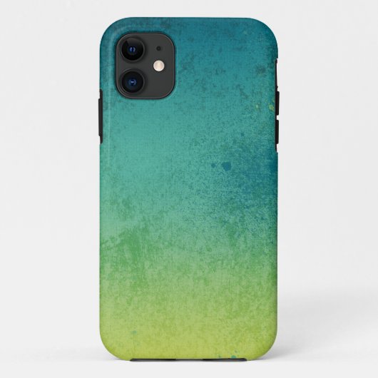 Juwel blauer Ombre iPhone Kasten Case-Mate iPhone Hülle (Rückseite)