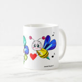 Juwel-Blumen-Kaffee-Tasse Kaffeetasse (VorderseiteRechts)