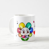 Juwel-Blumen-Kaffee-Tasse Kaffeetasse (Vorderseite Links)