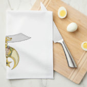 Juwel des Auftrages Handtuch (Viertel Falte)