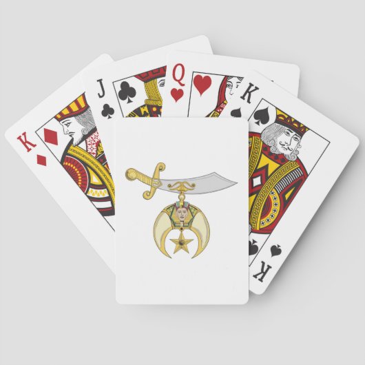 Juwel des Auftrages Spielkarten (Rückseite)